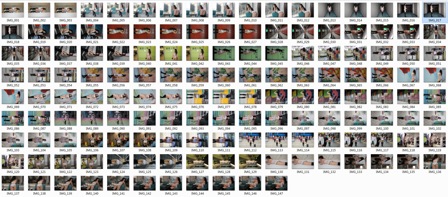 （视频+套图）吊带短裤月牙美女