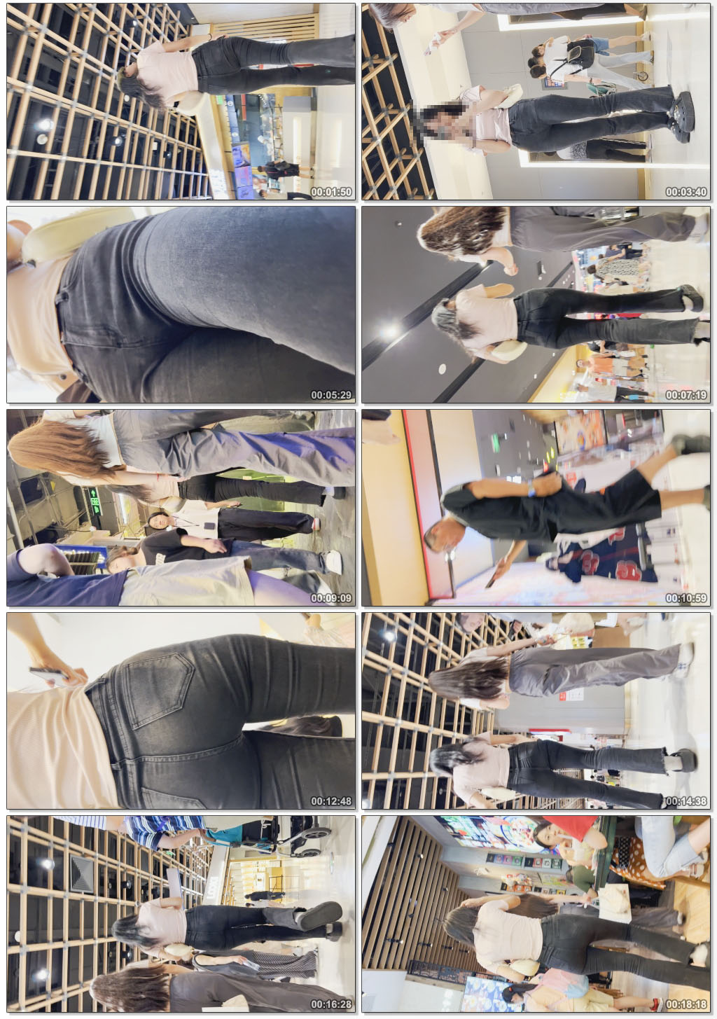 神作翘臀黑色牛仔要求闺蜜陪