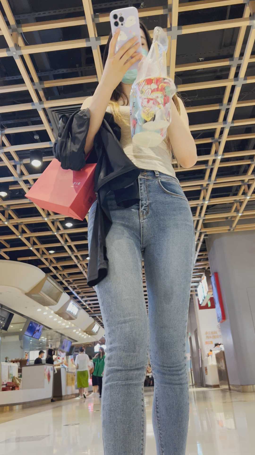 蛇腰苹果臀牛仔女神