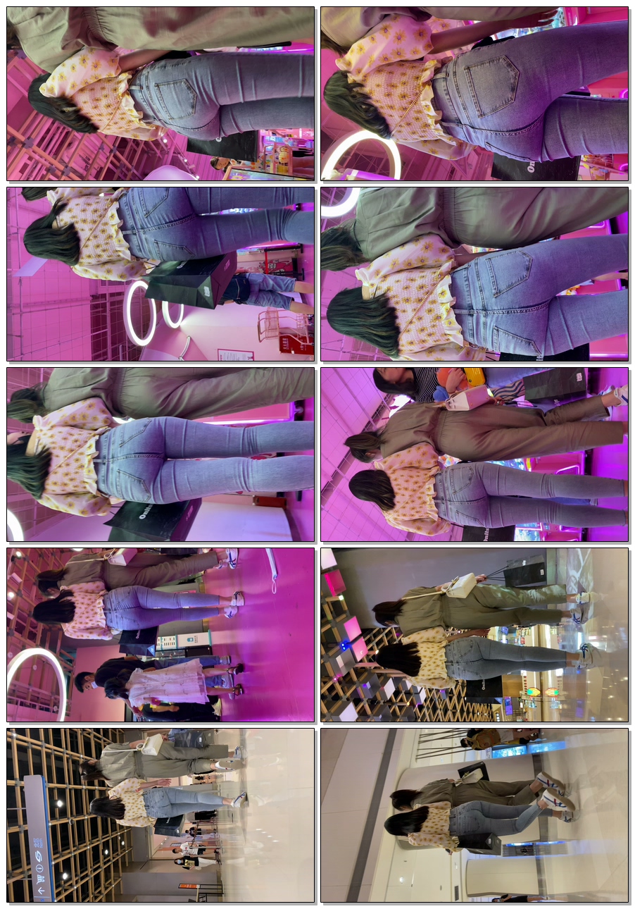 牛仔裤身材比例超赞该有的都有了