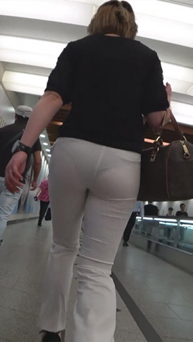 紧身白裤性感OL[1.33G/MP4]