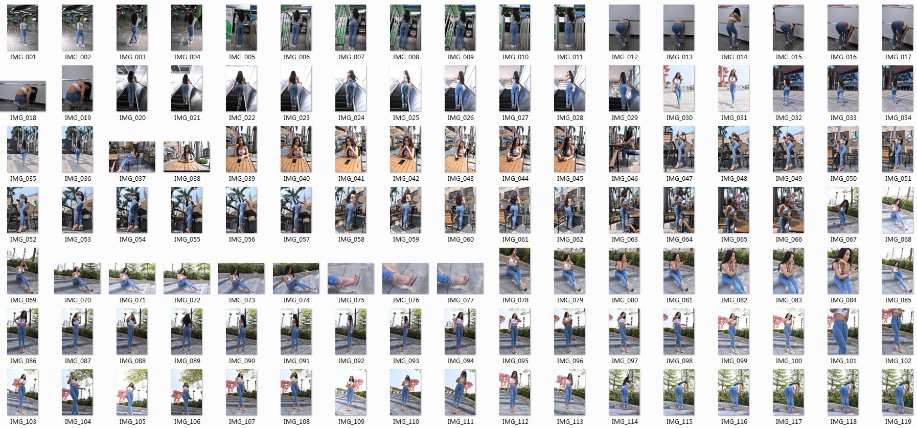 （视频+图片）紧身牛仔美女[3.74G/MP4]