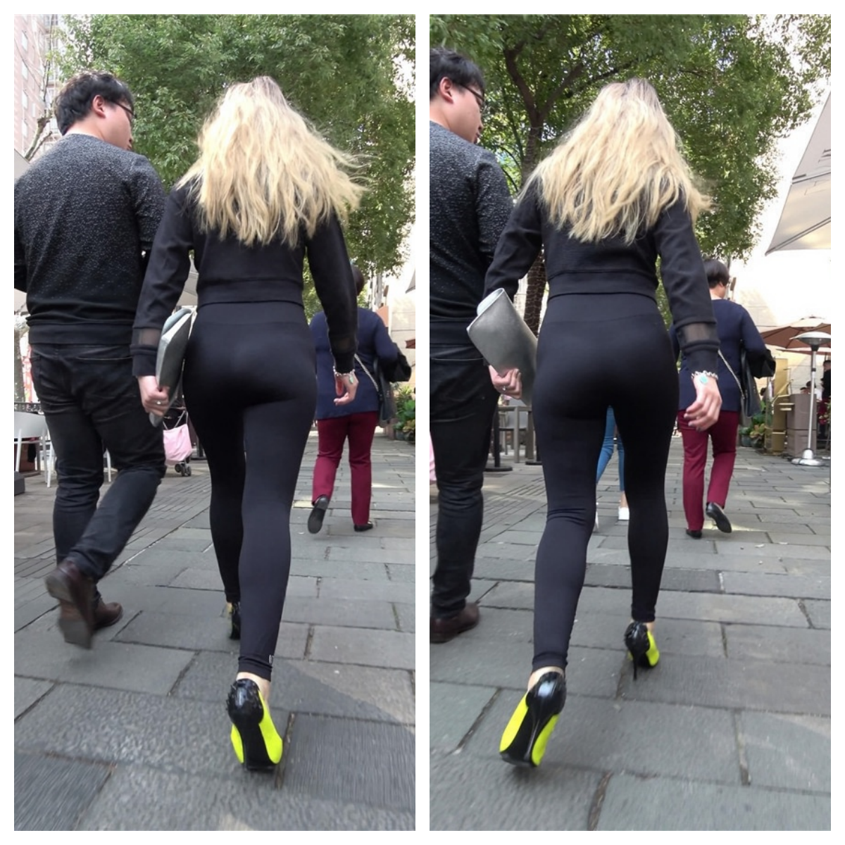 丰腴高腰紧身黑裤美眉[1.3G/MP4]