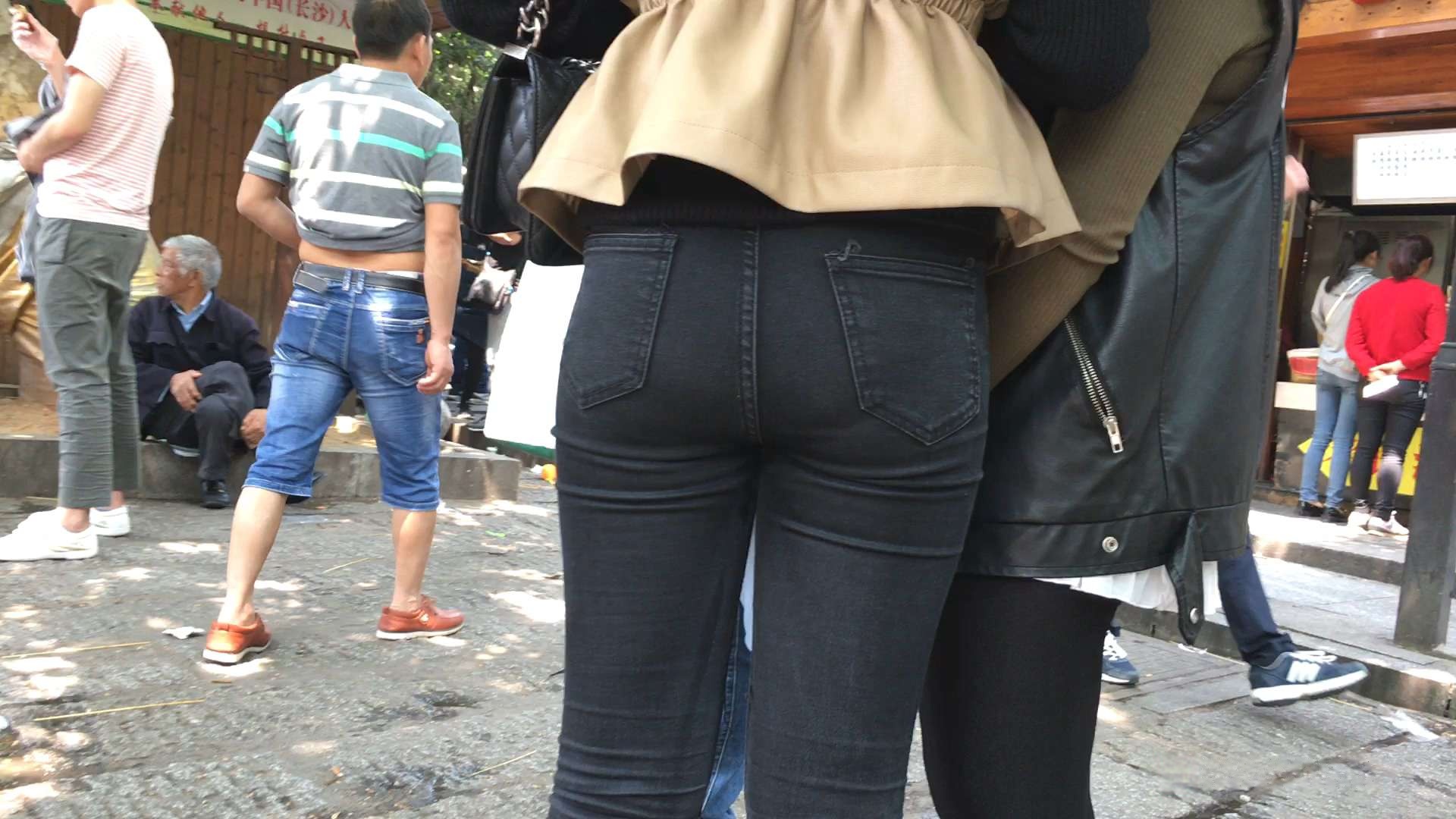 街拍牛仔裤[173M]