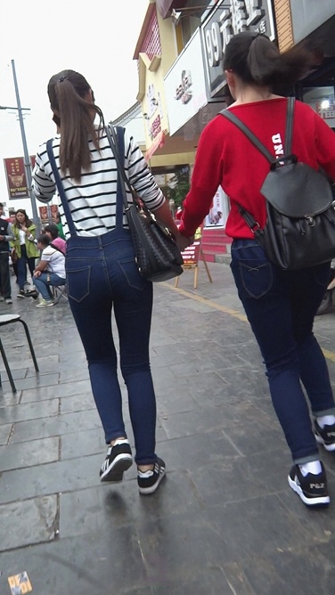 背带牛仔裤小学妹[718M/MTS]