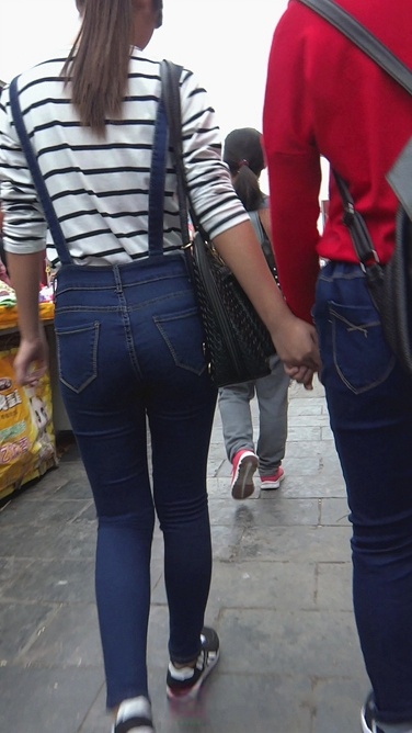 背带牛仔裤小学妹[718M/MTS]