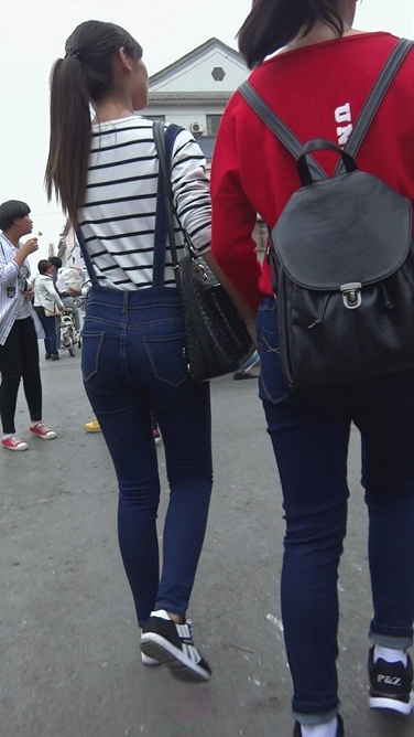 背带牛仔裤小学妹[718M/MTS]