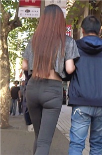 【魔都漫步作品】紧身黑裤好身材大美女[MP4/700MB]