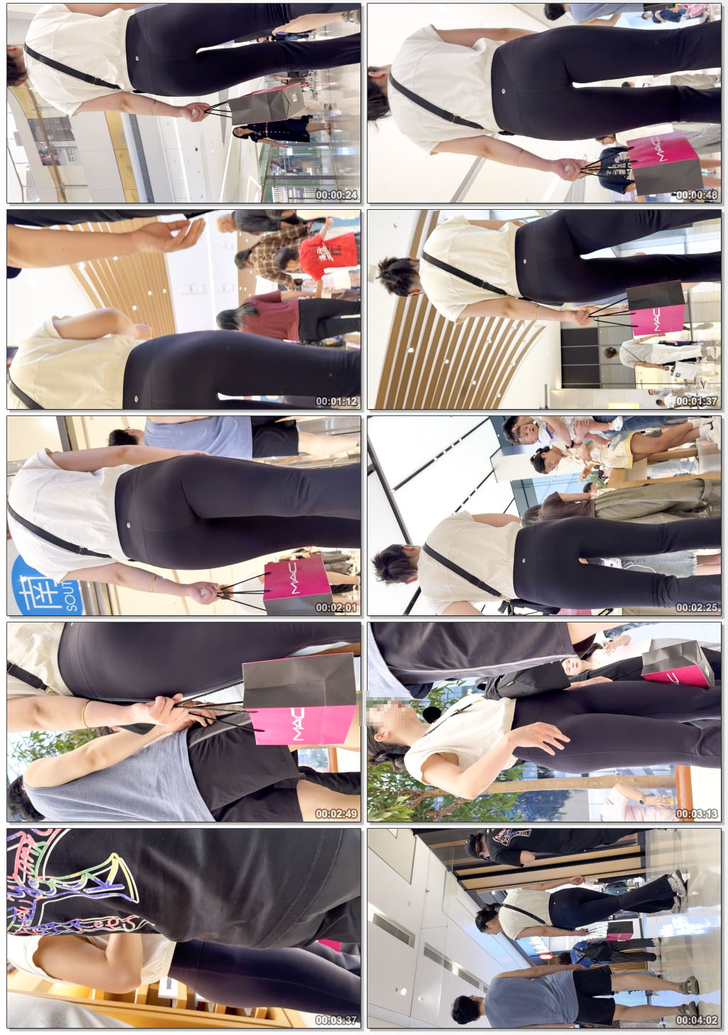 （积分399）性感臀部超会扭动，紧身裤勒出巨臀变形