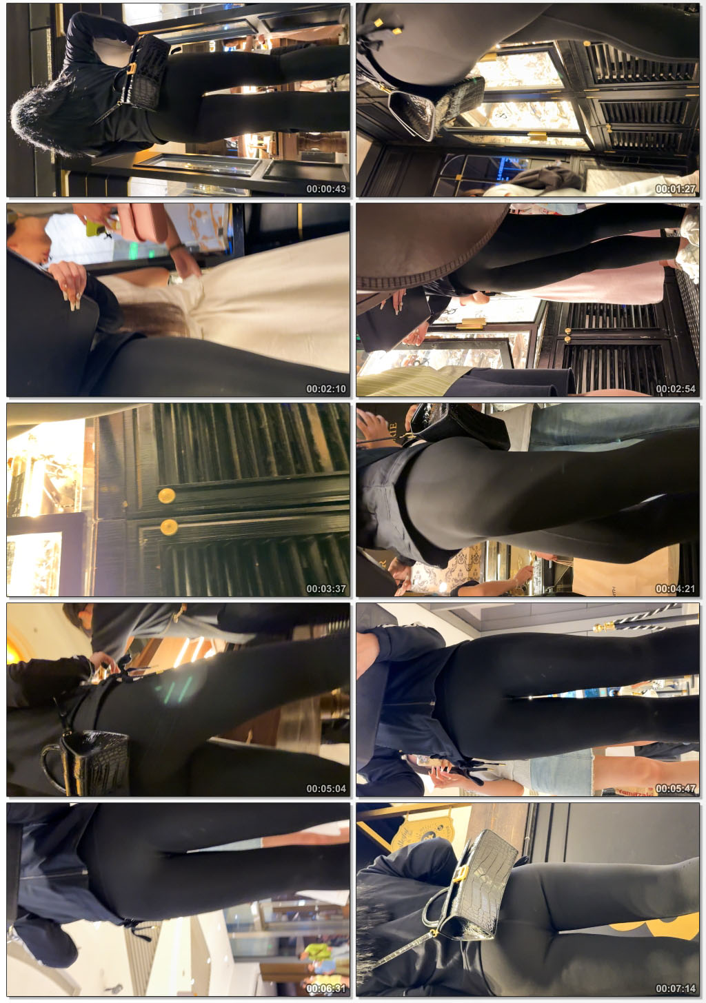 瑜伽裤的致命吸引力：大翘臀摇曳生姿，前骆驼趾几乎炸裂