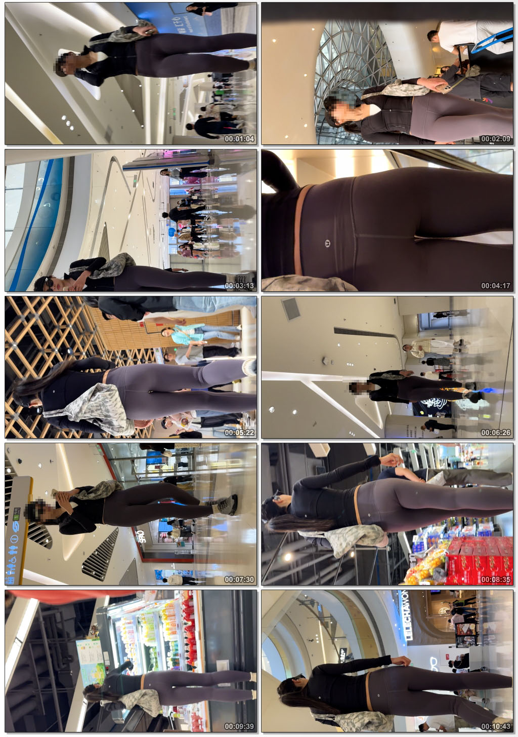 包臀鲨鱼裤长腿金三角妹子