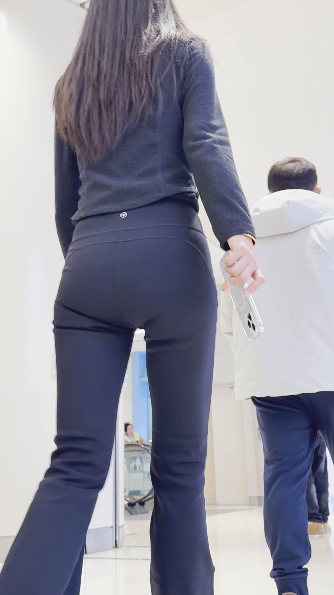 超紧身包臀瑜伽裤，倒V型你看行吗