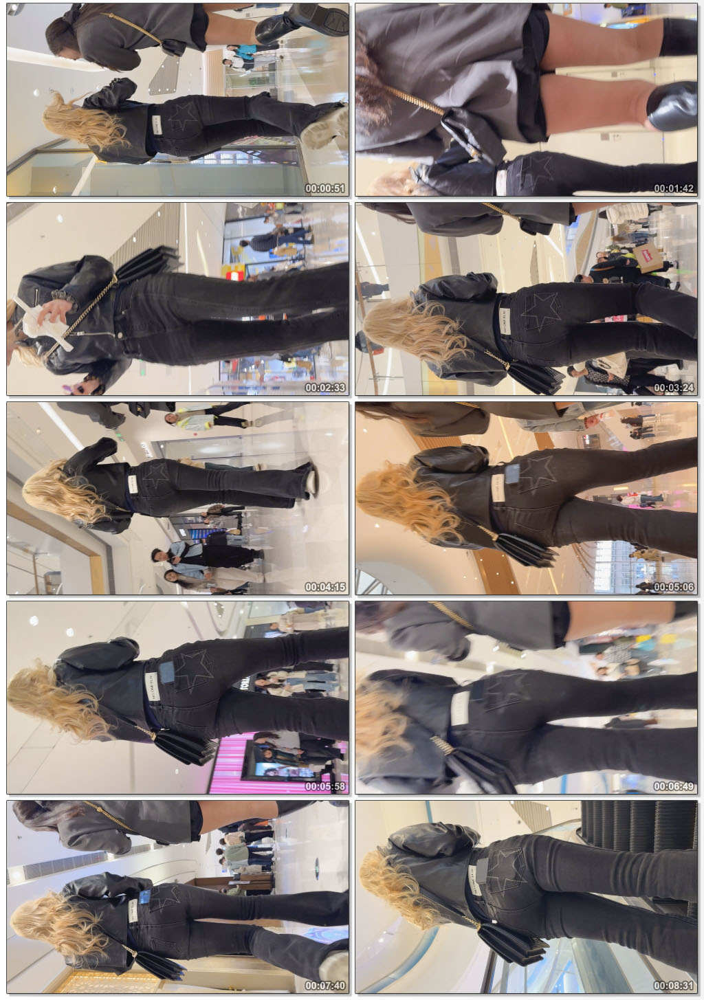 紧身蜜桃臀黑色牛仔裤