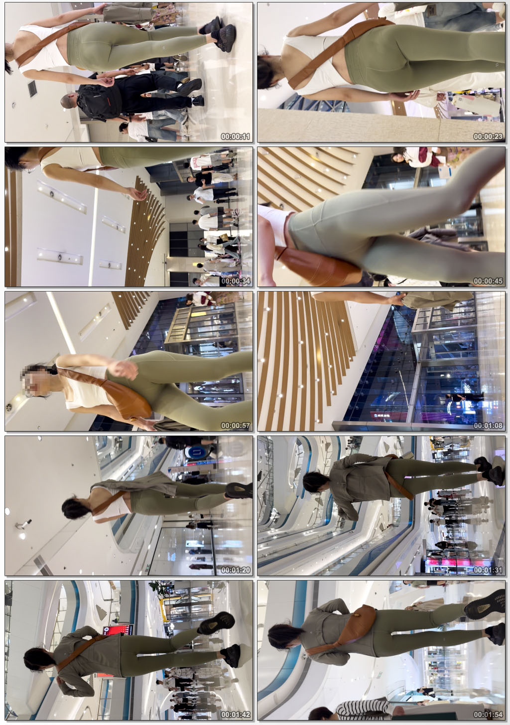 绿色瑜伽裤小姐姐