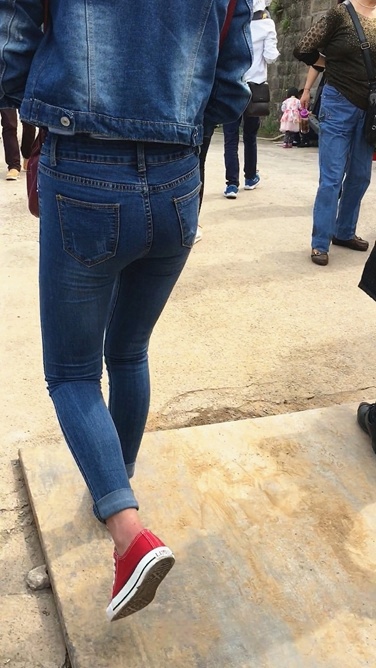 紧翘牛仔裤牛仔衣MM C053[318M]