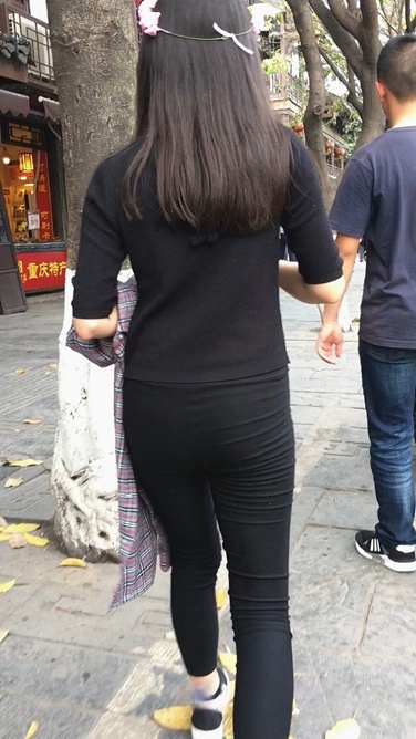 极品黑色紧身裤小妹C061[403M]