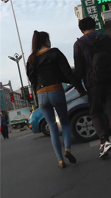 超级紧的苹果牛仔MM，男朋友有福了WD001[785M]