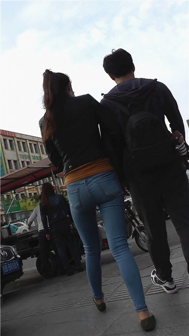 超级紧的苹果牛仔MM，男朋友有福了WD001[785M]