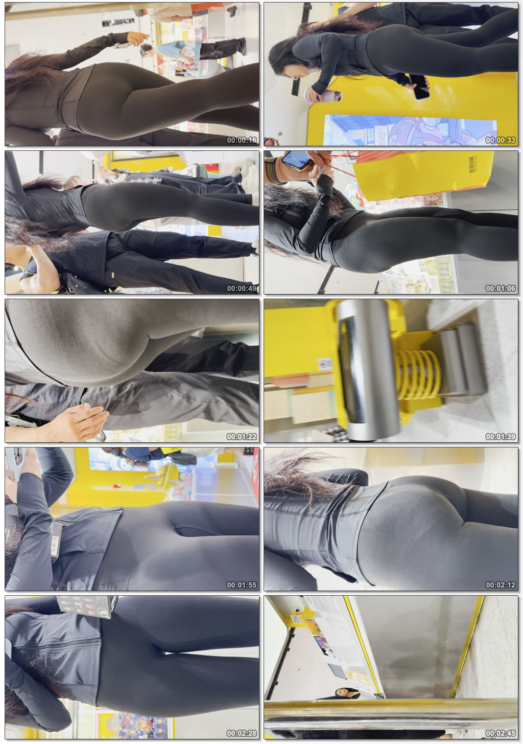 惊艳鲨鱼裤！紧臀美女展示内痕诱惑（积分322）