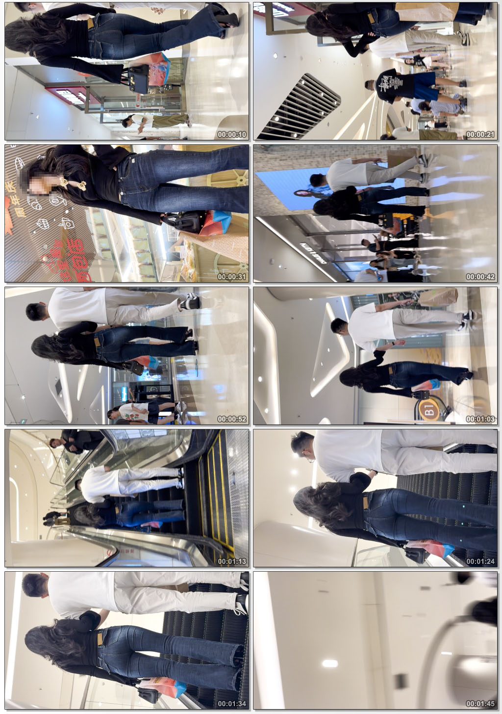 牛仔丰臀美女小姐姐(积分65)