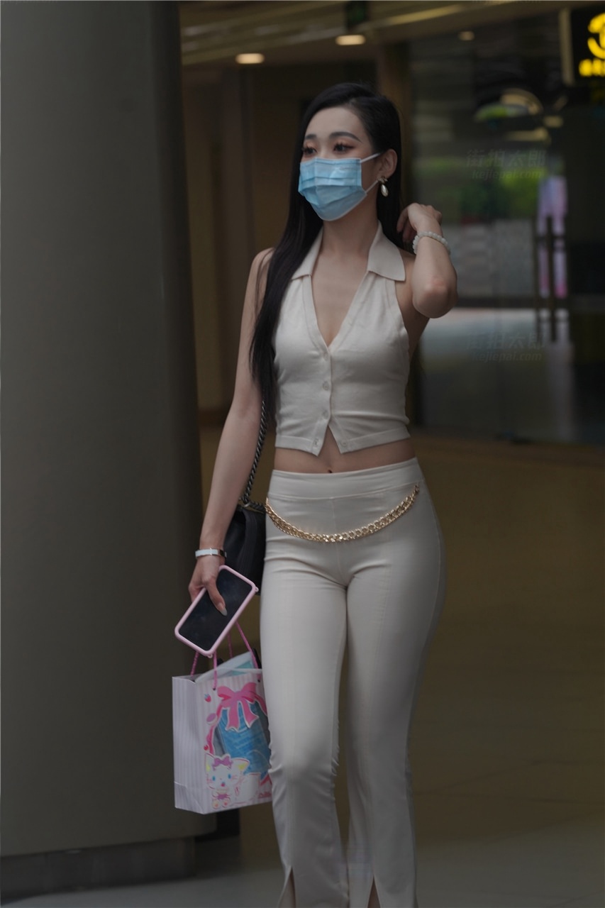 性感的白裤美女MJ3355