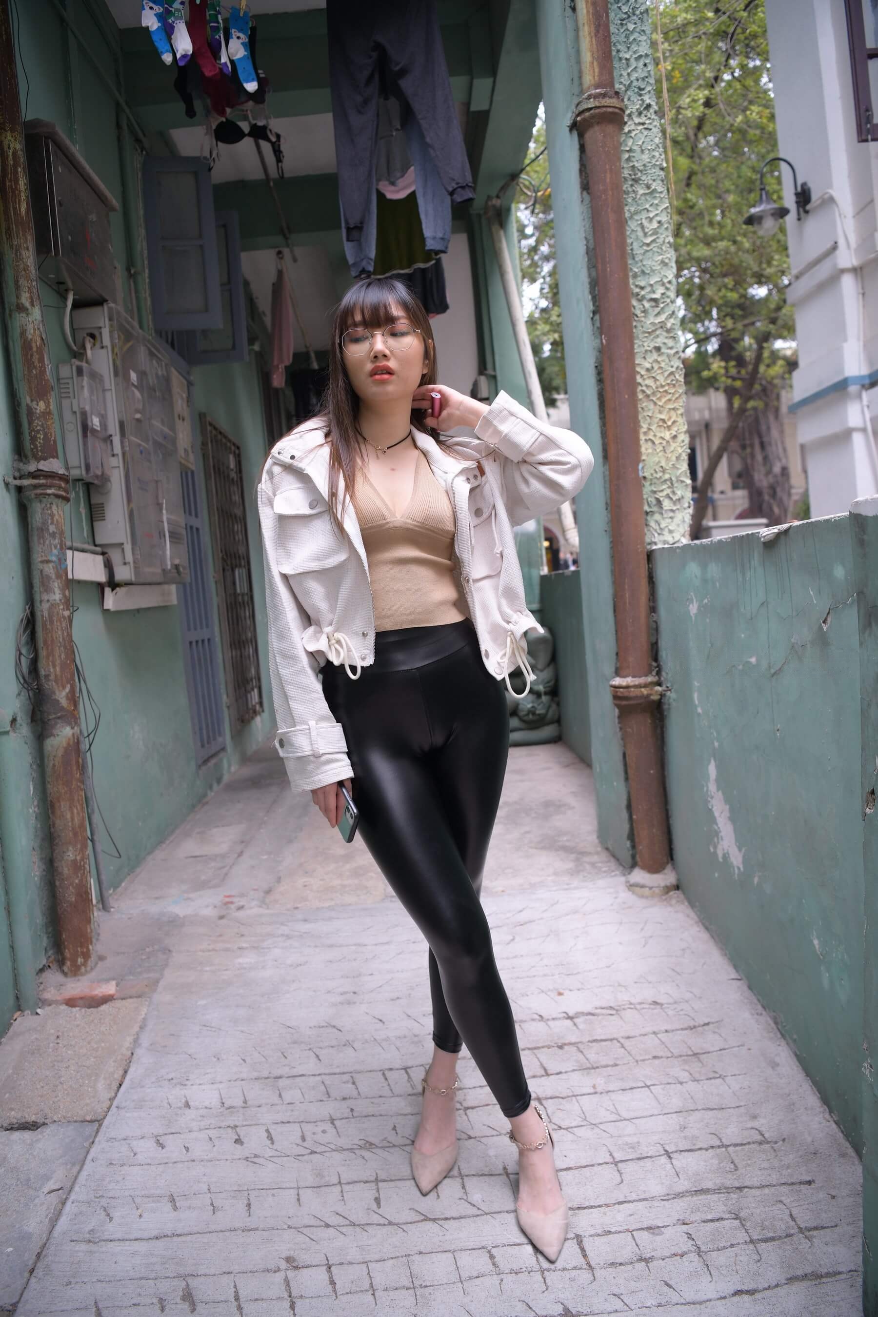 魂魂摄影作品●性感皮裤女人【套图+视频】