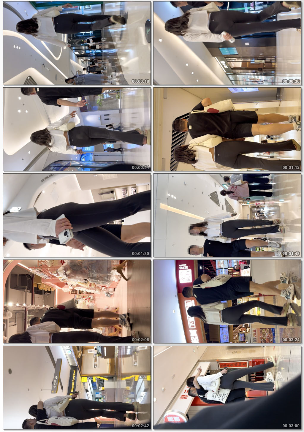 商场紧身瑜伽妹子（积分125）