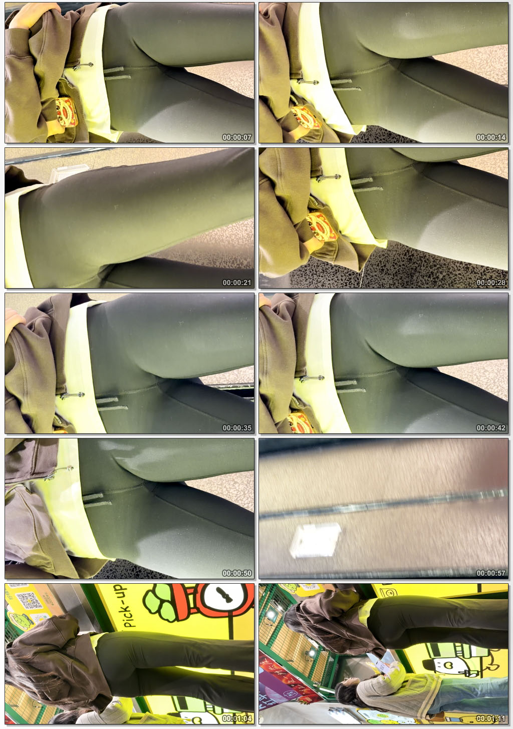 墨绿紧身瑜伽裤小姐姐（积分45）