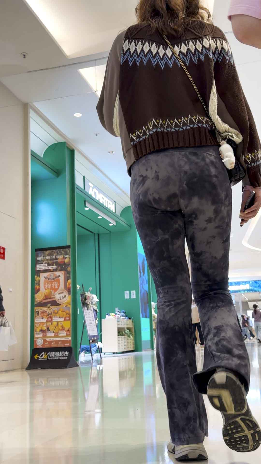 扎染喇叭瑜伽裤(积分42)