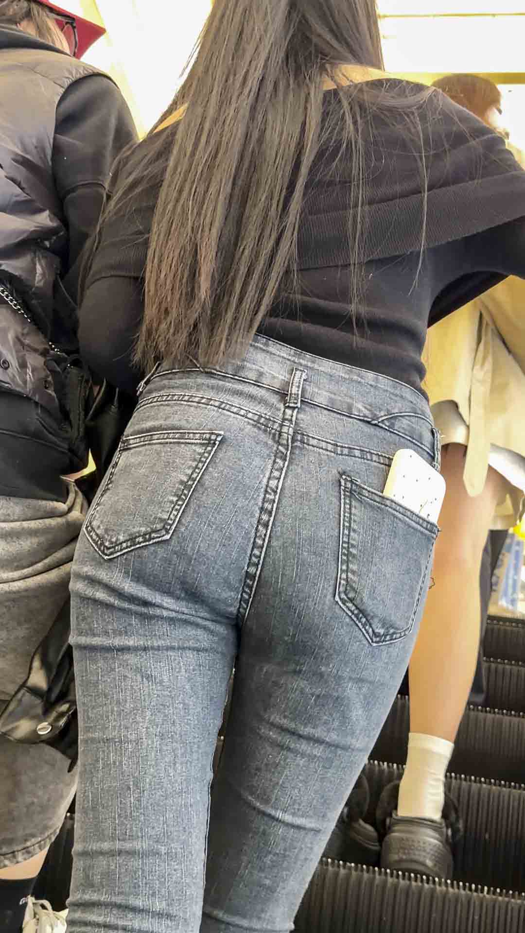 紧身牛仔裤极品后入型开发多