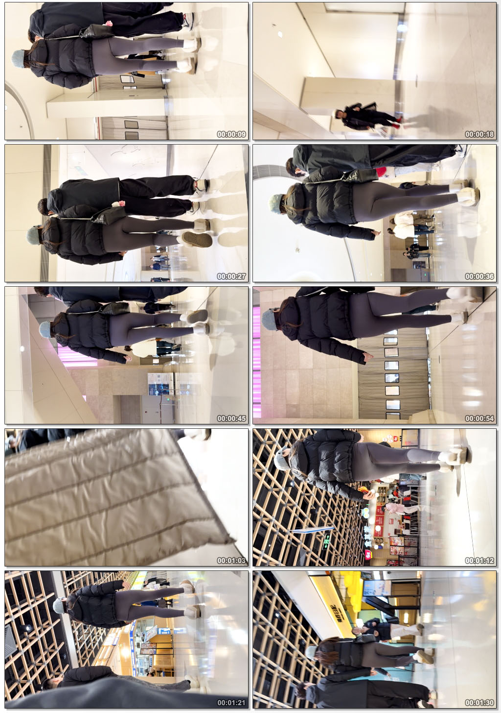 包臀蓝色瑜伽裤妹子