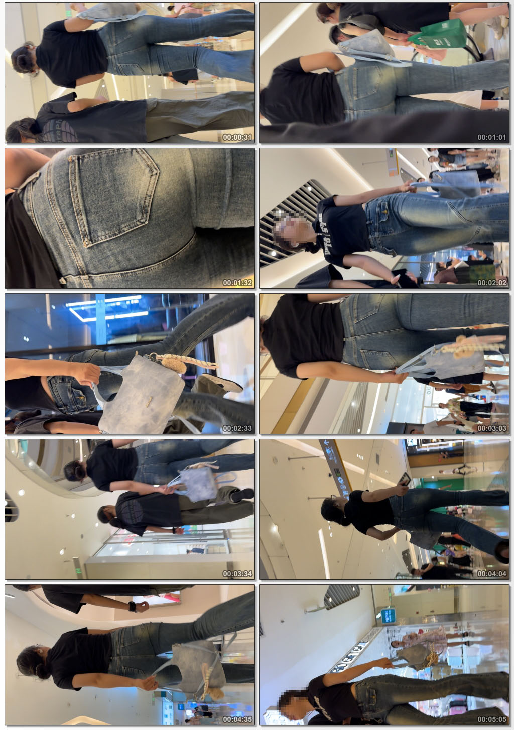 （积分175）紧身饱满大PP眼镜妹