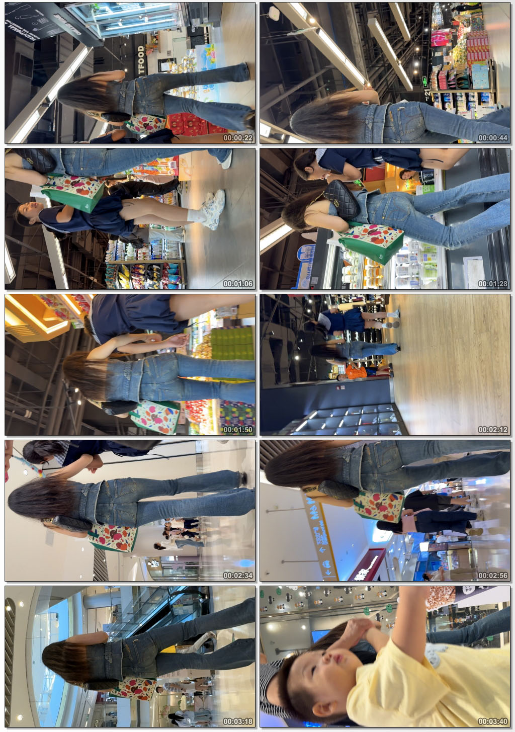 包臀牛仔长发小姐姐（积分134）