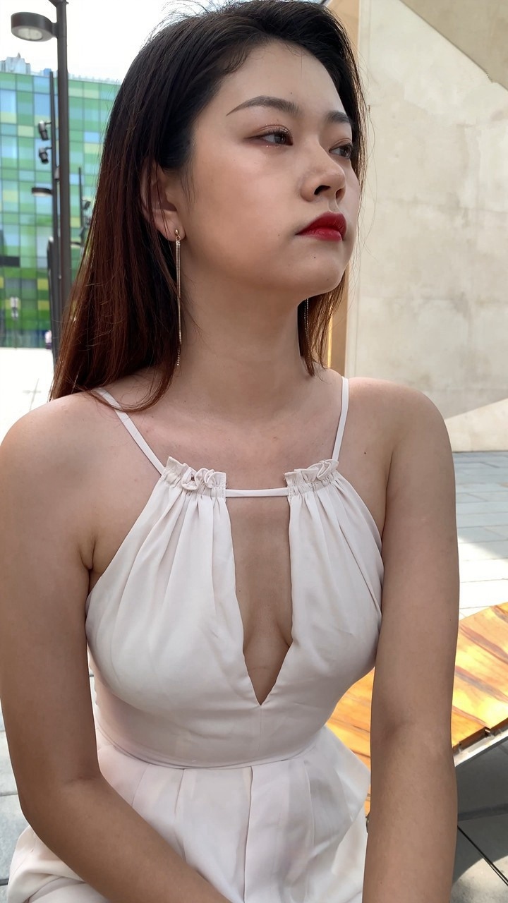 性感白裤美女MJ3356【视频】