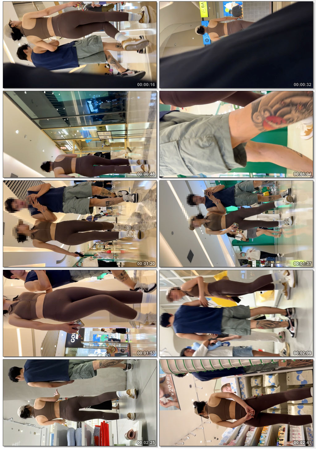 紧身瑜伽裤下的蜜桃臀（积分121）