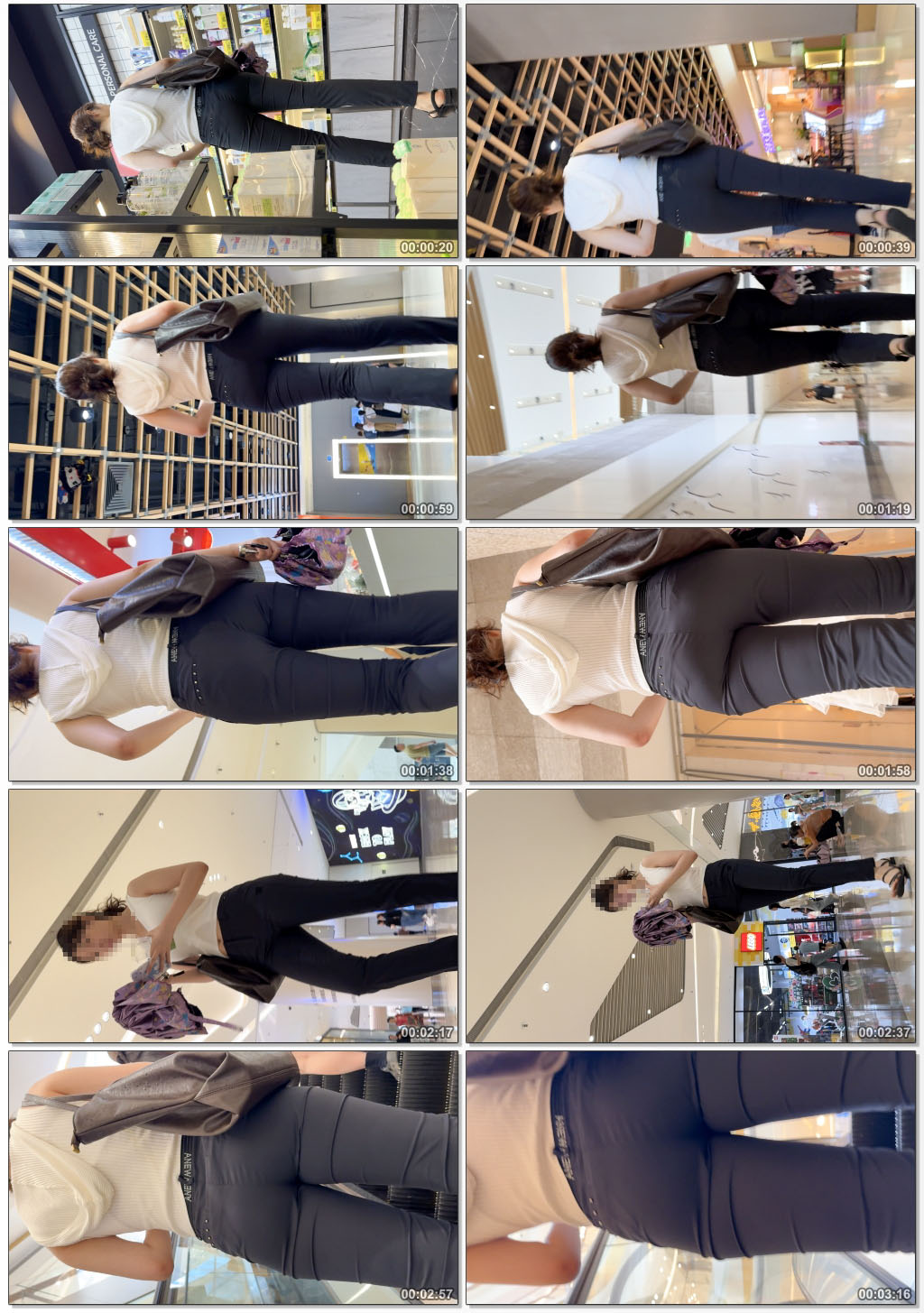 圆润西裤翘臀美女小姐姐（积分165）