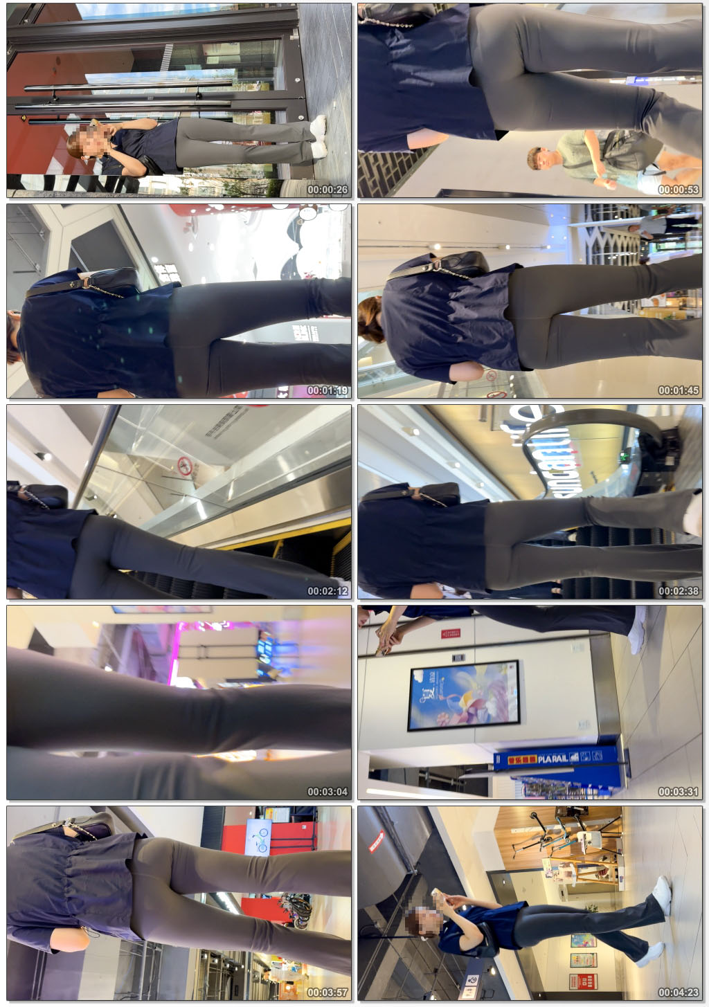 商场包臀灰色瑜伽小姐姐（积分244）