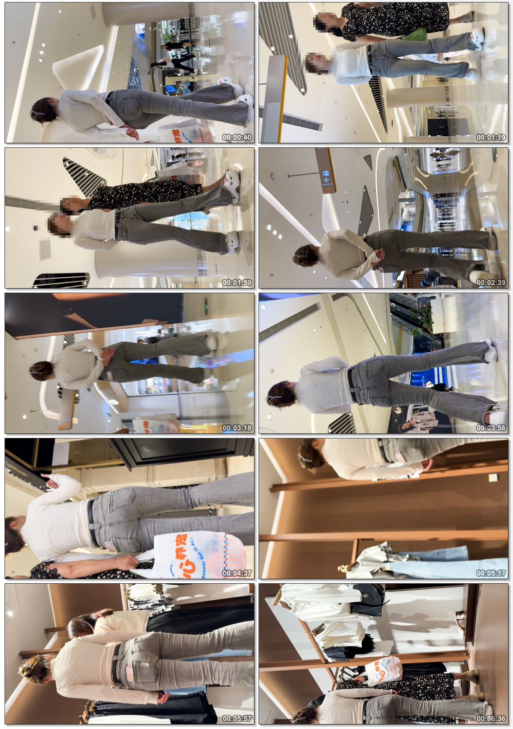 包臀牛仔裤下的蜜桃臀（积分321）