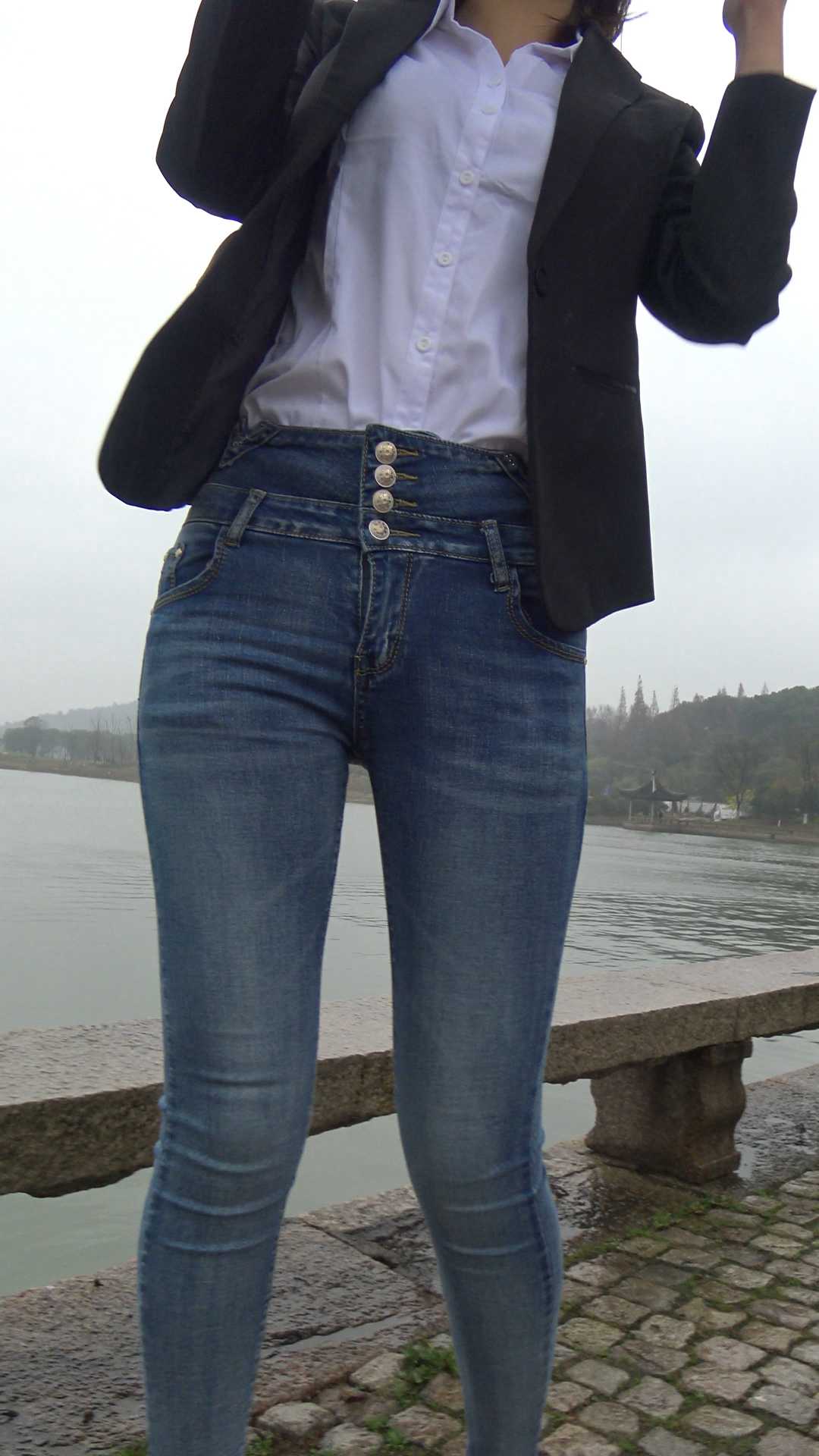 元旦献礼糖糖牛仔裤搭配西装，更显性感第二季（积分368）