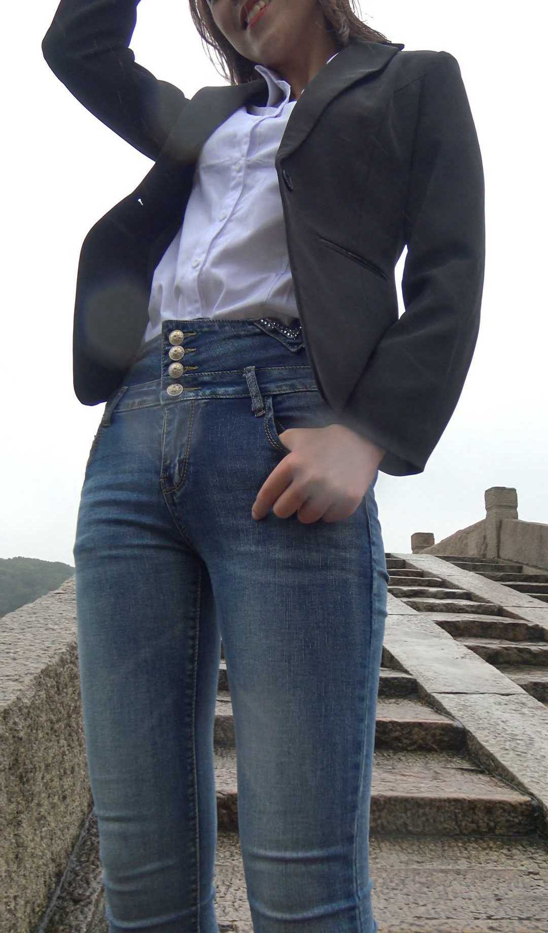 元旦献礼糖糖牛仔裤搭配西装，更显性感第二季（积分368）