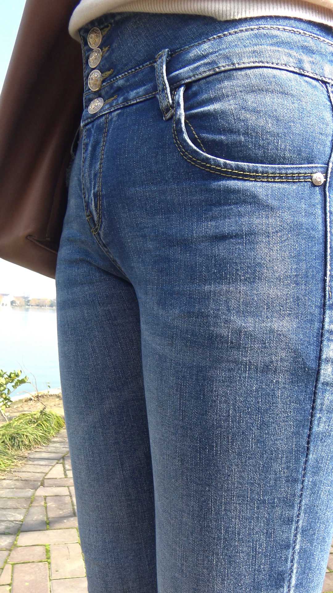 糖糖高跟搭配牛仔裤性感三角翘臀第一季（积分399）