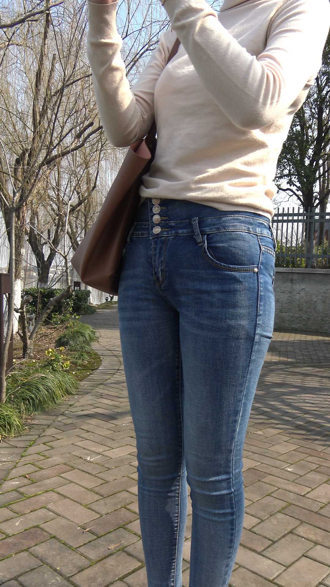 糖糖高跟搭配牛仔裤性感三角翘臀第四季（积分390）