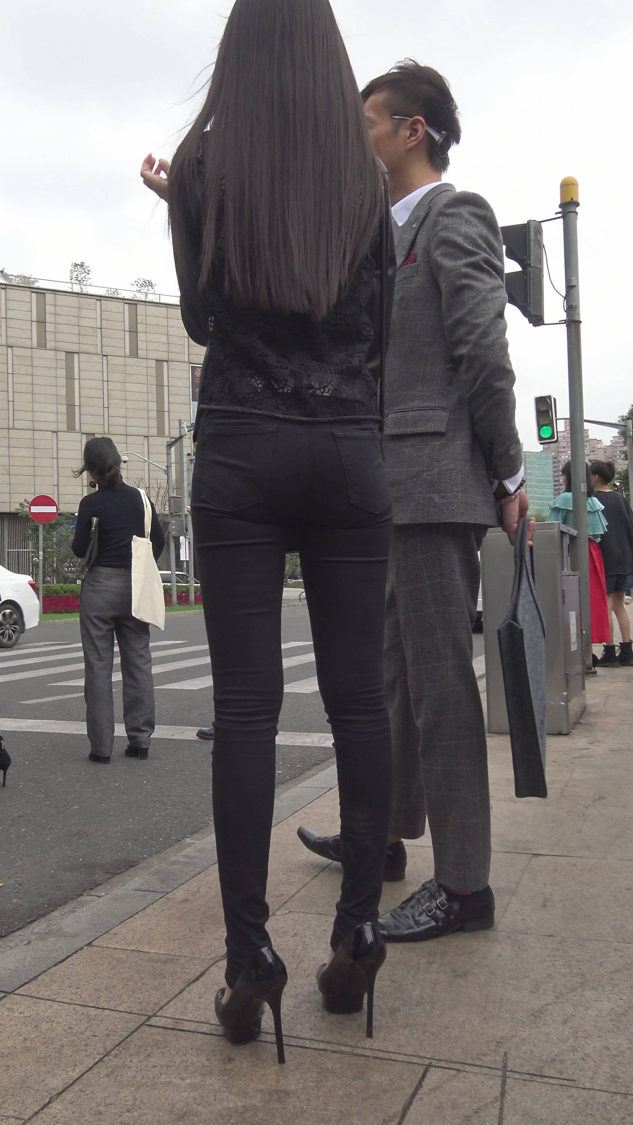 4K 街拍高贵气质性感美女 2