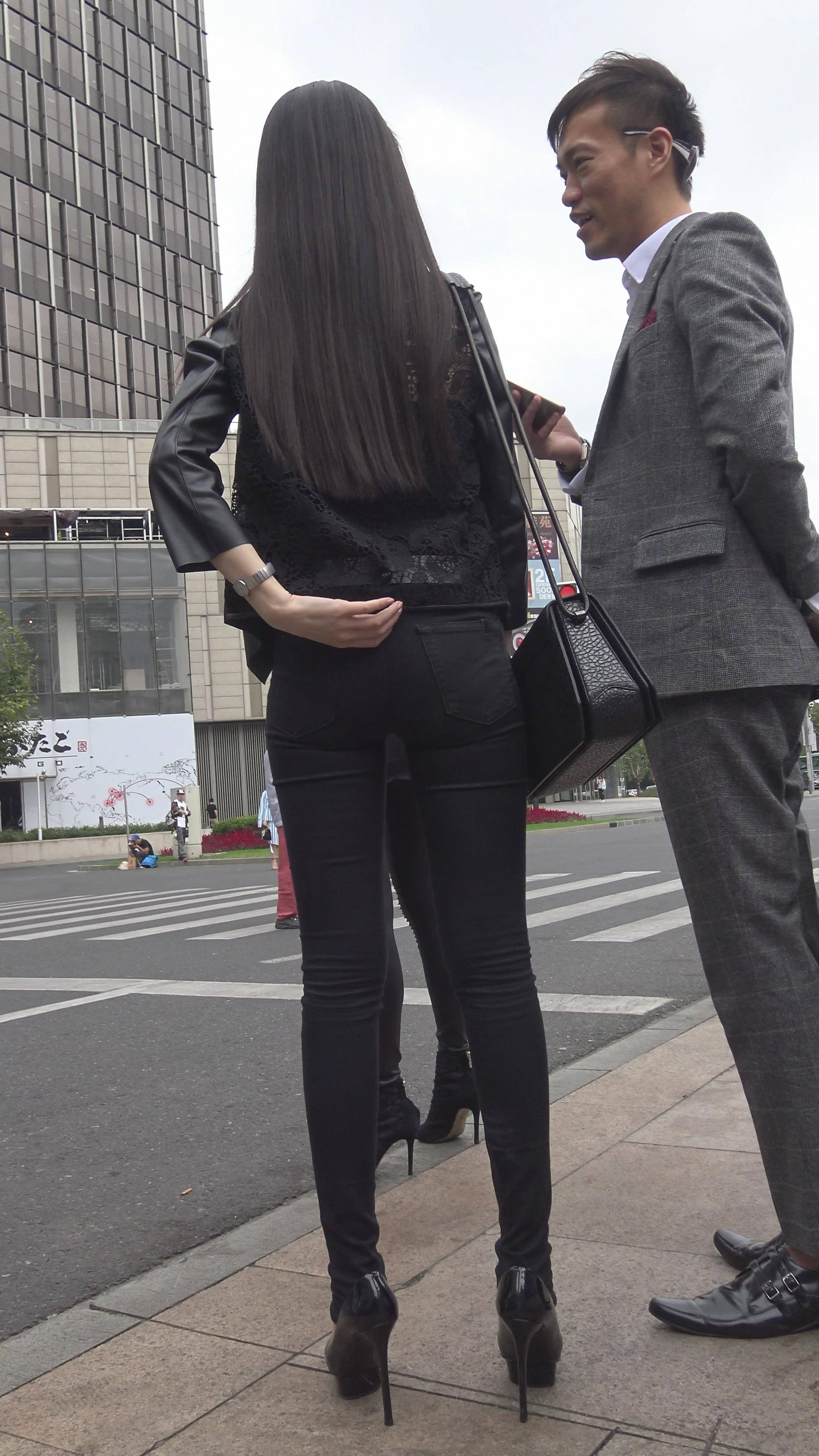 4K 街拍高贵气质性感美女 2