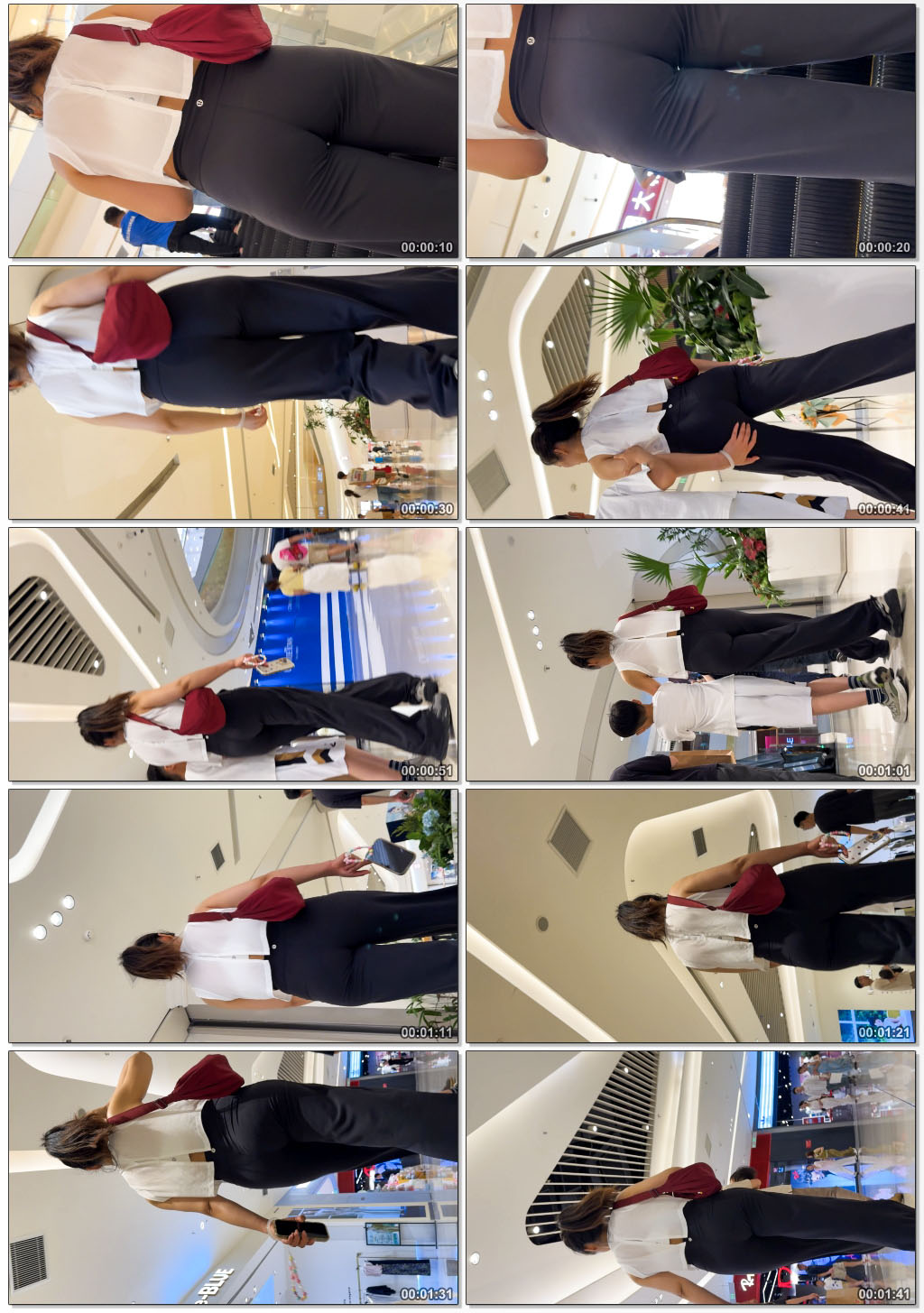 （积分75）瑜伽裤下的蜜桃臀颤抖诱惑