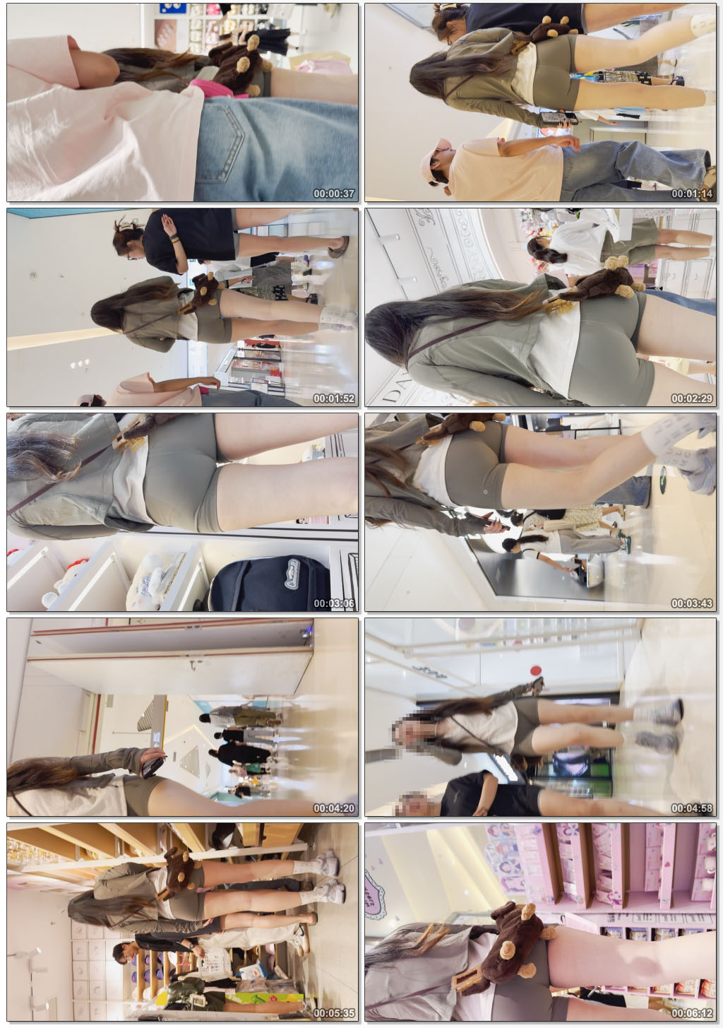 春节献礼性感超深沟瑜伽短裤美女