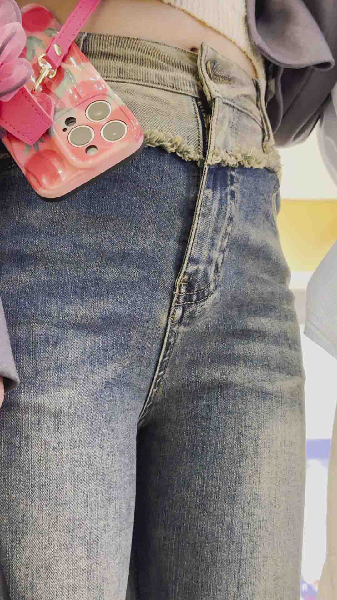 春节献礼牛仔超丰臀美女小姐姐