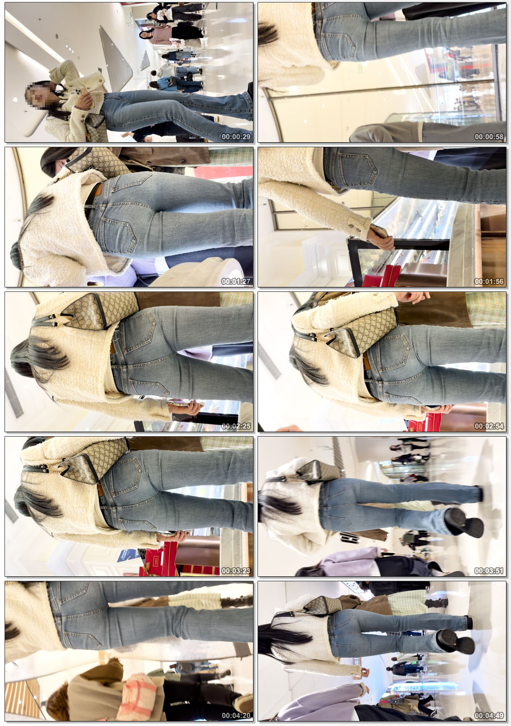 春节献礼蓝紧身牛仔裤极品尤物