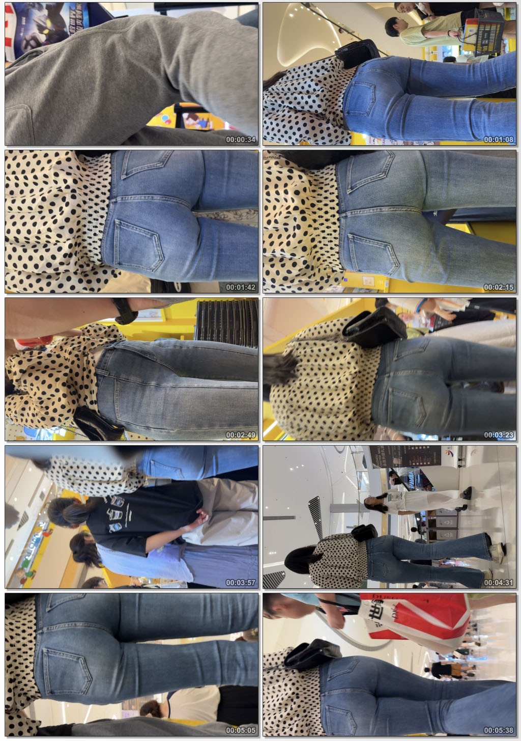 春节献礼紧身牛仔裤下的肉感天堂，勒痕直指核心