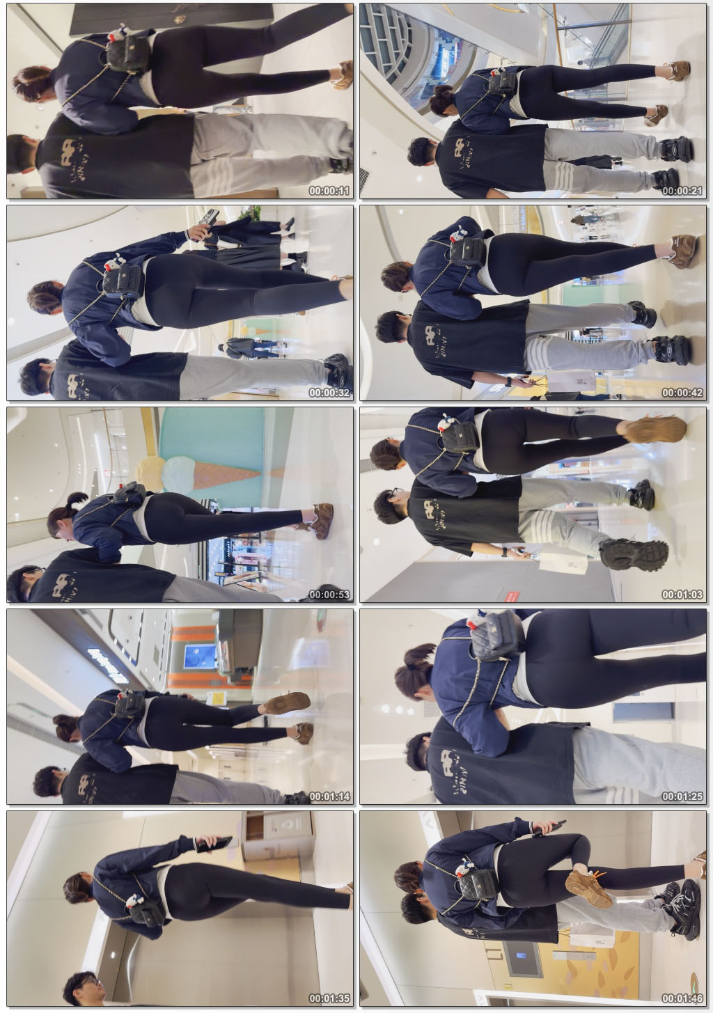 春节献礼黑裤翘臀高挑少妇